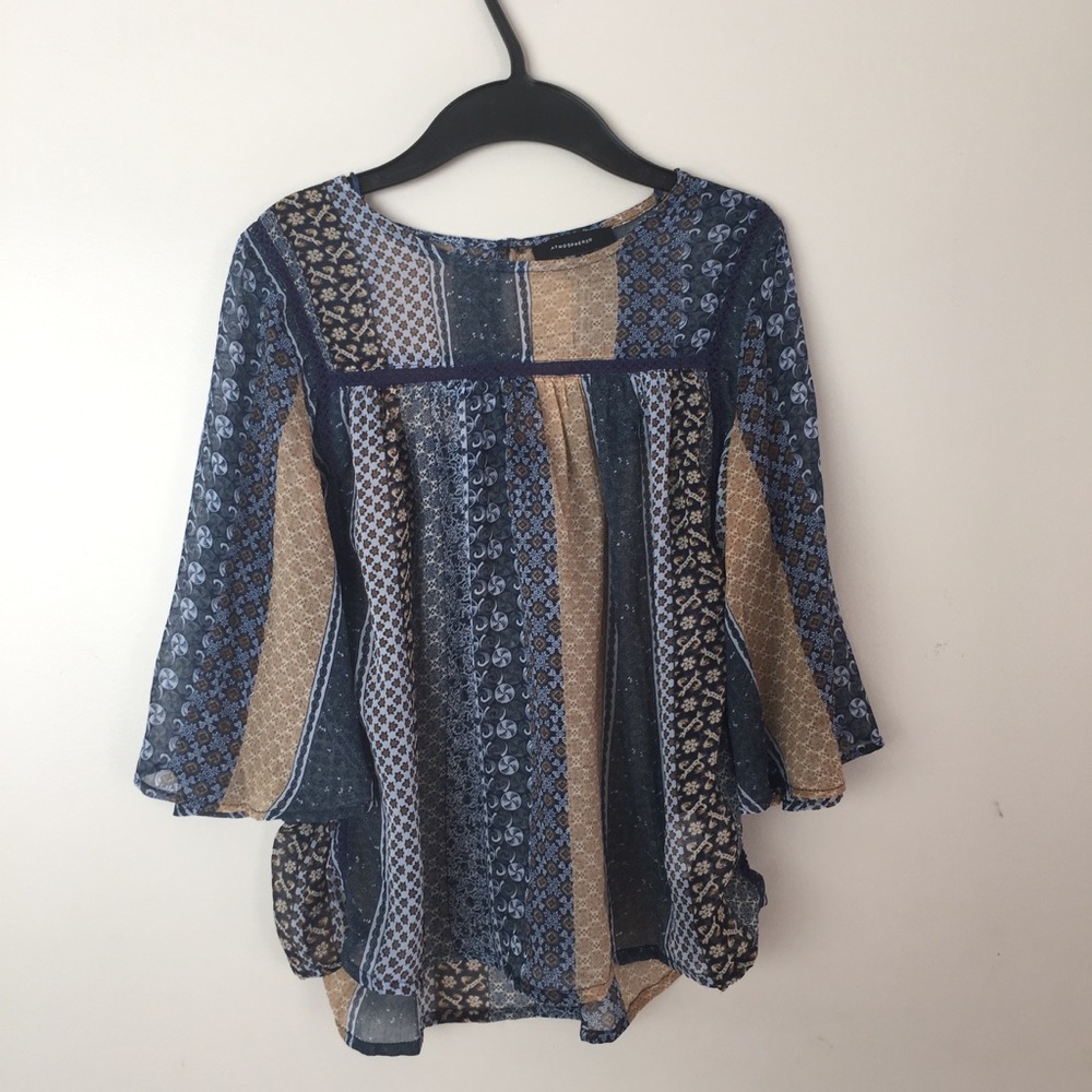 Blue and Gold Pretty Shirt